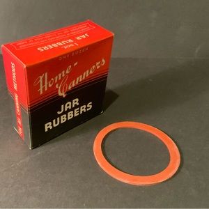1 box Vintage Home Canners Jar Rubbers by Jenkins Bros CT with original box